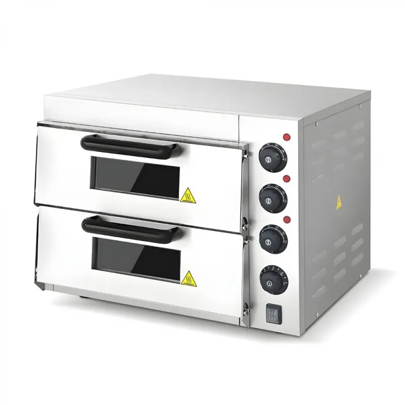 Φούρνος πίτσας διπλός ηλεκτρικός 3kW KARAMCO HEP-2ST/EP-2ST 408620